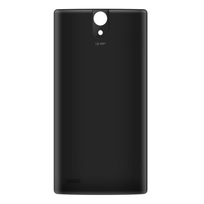 Back Panel Cover For Colors Mobile K15 Rock Black - Maxbhi Com