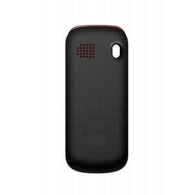 Back Panel Cover For Fly Ds205 Black Red - Maxbhi.com