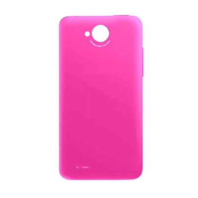 Back Panel Cover For Gigabyte Gsmart Rio R1 Black Pink - Maxbhi.com