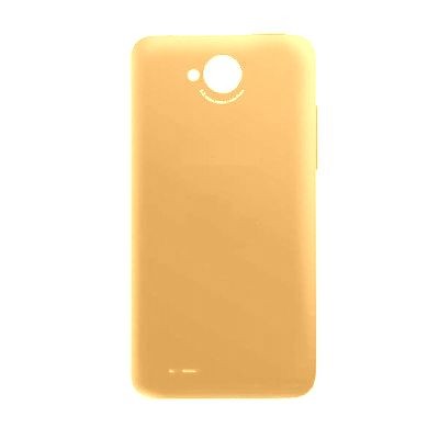 Back Panel Cover For Gigabyte Gsmart Rio R1 Black Yellow - Maxbhi.com