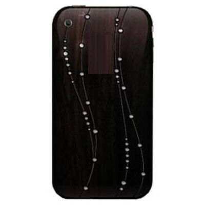Back Panel Cover for Gresso Mobile iPhone 3GS for Lady - Brown