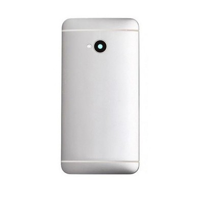 Back Panel Cover For Htc M7 Silver - Maxbhi.com