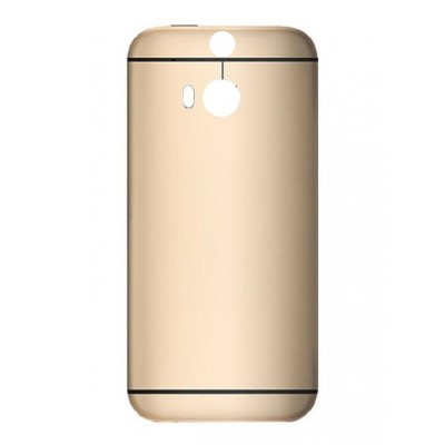 Back Panel Cover For Htc One M8i Gold - Maxbhi Com