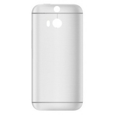 Back Panel Cover For Htc One M8i Silver - Maxbhi Com