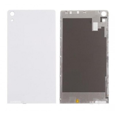 Back Panel Cover For Huawei Ascend P6 With Dual Sim White - Maxbhi Com