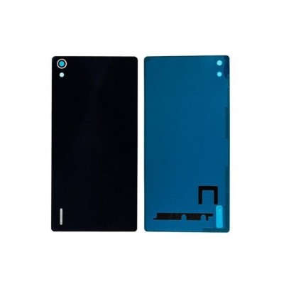 Back Panel Cover For Huawei Ascend P7 Black - Maxbhi Com