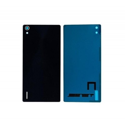 Back Panel Cover For Huawei Ascend P7 Sapphire Edition Black - Maxbhi Com