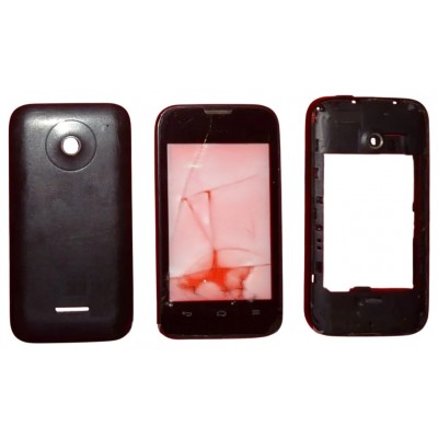 Back Panel Cover For Huawei Ascend Y210d Black - Maxbhi Com
