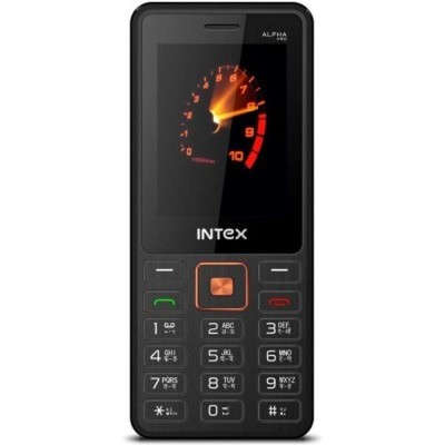 Back Panel Cover for Intex Alpha Pro - Black