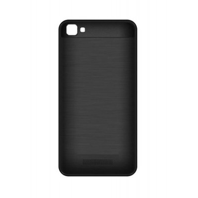 Back Panel Cover For Intex Aqua Air Black - Maxbhi.com