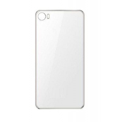 Back Panel Cover For Intex Aqua Glam White - Maxbhi.com