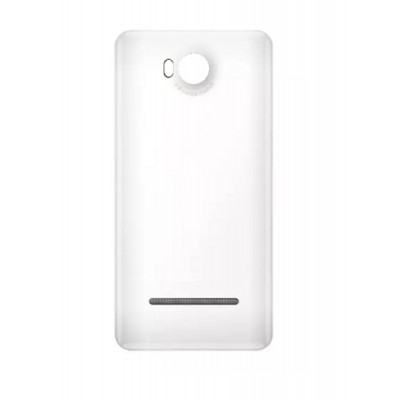 Back Panel Cover For Intex Aqua Glow White - Maxbhi.com