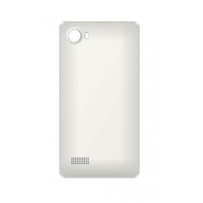 Back Panel Cover For Intex Aqua Joy White - Maxbhi.com