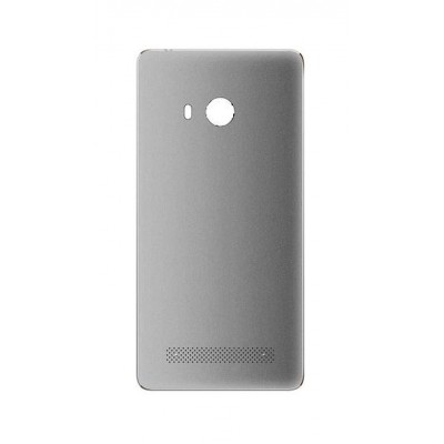 Back Panel Cover For Intex Aqua Music Grey - Maxbhi.com
