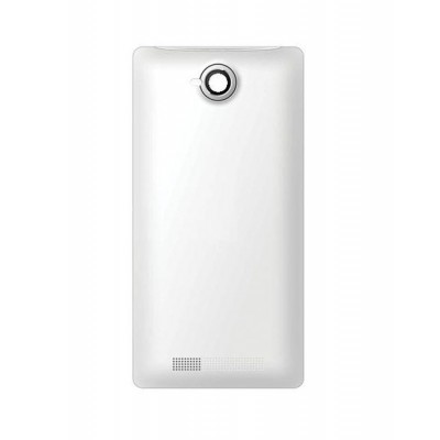 Back Panel Cover For Intex Aqua N17 White - Maxbhi.com