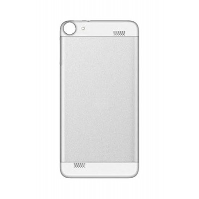 Back Panel Cover For Intex Aqua Octa Silver - Maxbhi.com