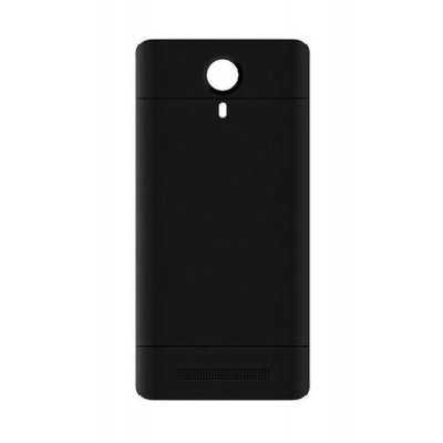 Back Panel Cover For Intex Aqua Raze Black - Maxbhi.com