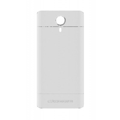 Back Panel Cover For Intex Aqua Raze White - Maxbhi.com