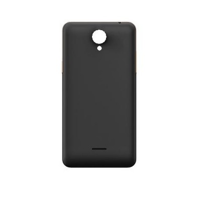 Back Panel Cover For Intex Aqua Star 4g Black - Maxbhi.com