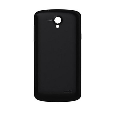 Back Panel Cover For Intex Aqua Superb Black - Maxbhi.com
