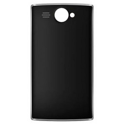 Back Panel Cover For Intex Aqua T5 Grey - Maxbhi Com