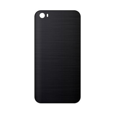 Back Panel Cover For Intex Aqua Trend Black - Maxbhi.com