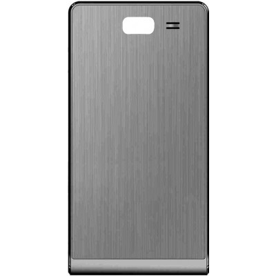 Back Panel Cover For Intex Aqua V4 Silver - Maxbhi Com