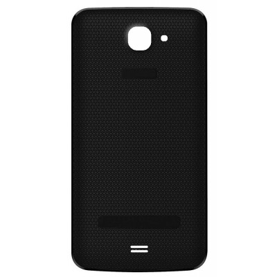 Back Panel Cover For Intex Aqua Wave Black - Maxbhi Com