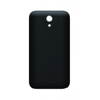 Back Panel Cover For Intex Aqua X Black - Maxbhi.com