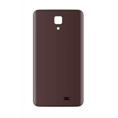 Back Panel Cover For Intex Aqua Y2 Ips Brown - Maxbhi.com