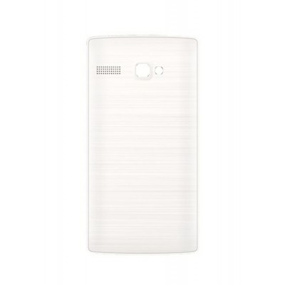 Back Panel Cover For Intex Cloud 3g Candy White - Maxbhi.com