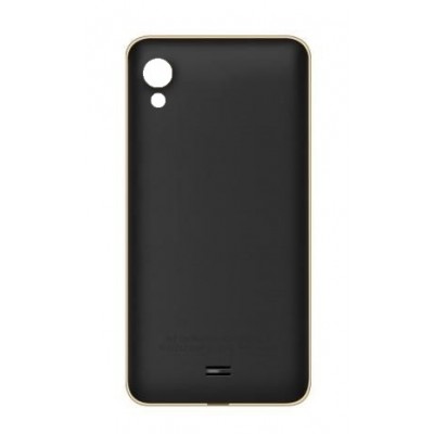 Back Panel Cover For Intex Cloud 4g Smart Black - Maxbhi Com
