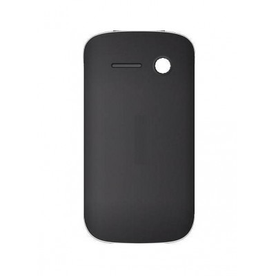 Back Panel Cover For Intex Cloud X3 Black - Maxbhi.com