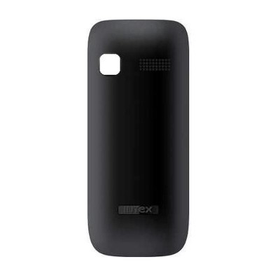 Back Panel Cover For Intex Hero Plus Black - Maxbhi.com