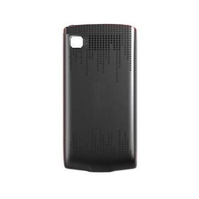 Back Panel Cover For Intex Hiphop Black Red - Maxbhi.com