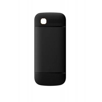 Back Panel Cover For Intex Hunk Black - Maxbhi.com