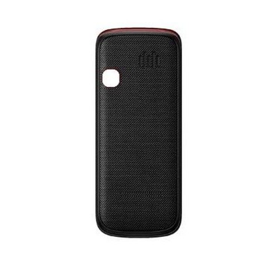 Back Panel Cover For Intex Nano And Y Black Red - Maxbhi.com