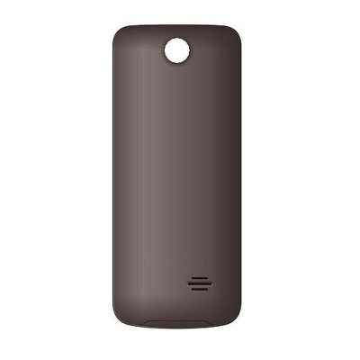 Back Panel Cover For Intex Platinum Curve Black - Maxbhi.com