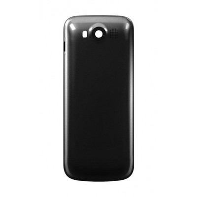 Back Panel Cover For Intex Platinum Matrix Black - Maxbhi.com