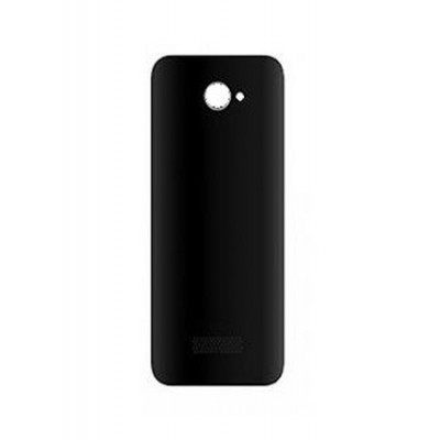 Back Panel Cover For Intex Platinum Pearl Black - Maxbhi.com