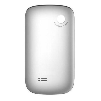Back Panel Cover For Intex Player Silver - Maxbhi.com