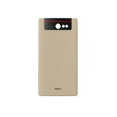 Back Panel Cover For Itel Selfie Pro It1511 Black Champagne Gold - Maxbhi.com