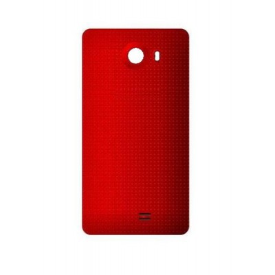 Back Panel Cover For Karbonn A60 Red - Maxbhi.com