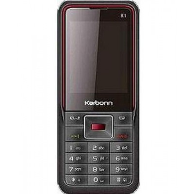 Back Panel Cover for Karbonn K1 - Silver & Black