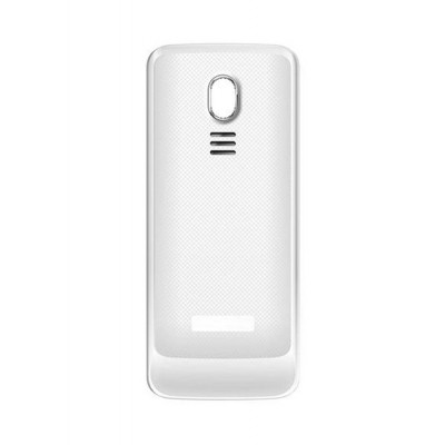 Back Panel Cover For Karbonn K11 Grey White - Maxbhi.com