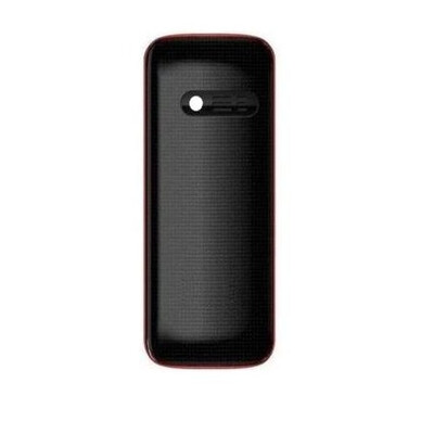 Back Panel Cover For Karbonn K2 Black Red - Maxbhi.com