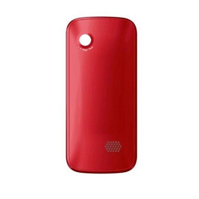 Back Panel Cover For Karbonn K440 Black Red - Maxbhi.com