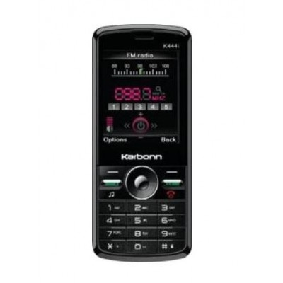Back Panel Cover For Karbonn K444i Black - Maxbhi.com