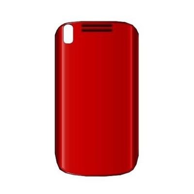Back Panel Cover For Karbonn K52 Groovster Red Black - Maxbhi.com
