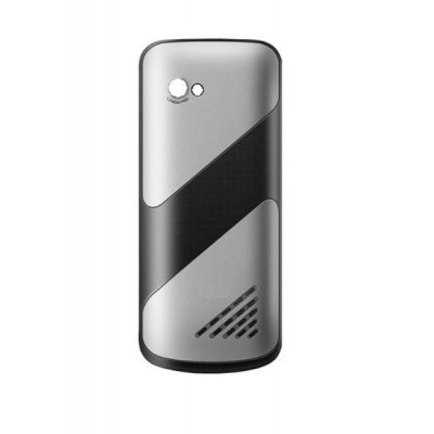 Back Panel Cover For Karbonn K9 Plus White Black - Maxbhi.com